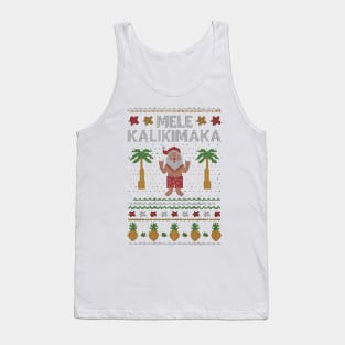 mele kalikimaka christmas Tank Top